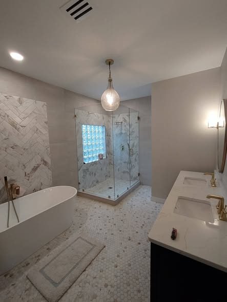 Bathroom after renovation
