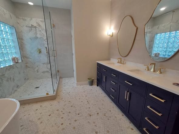 Bathroom after renovation